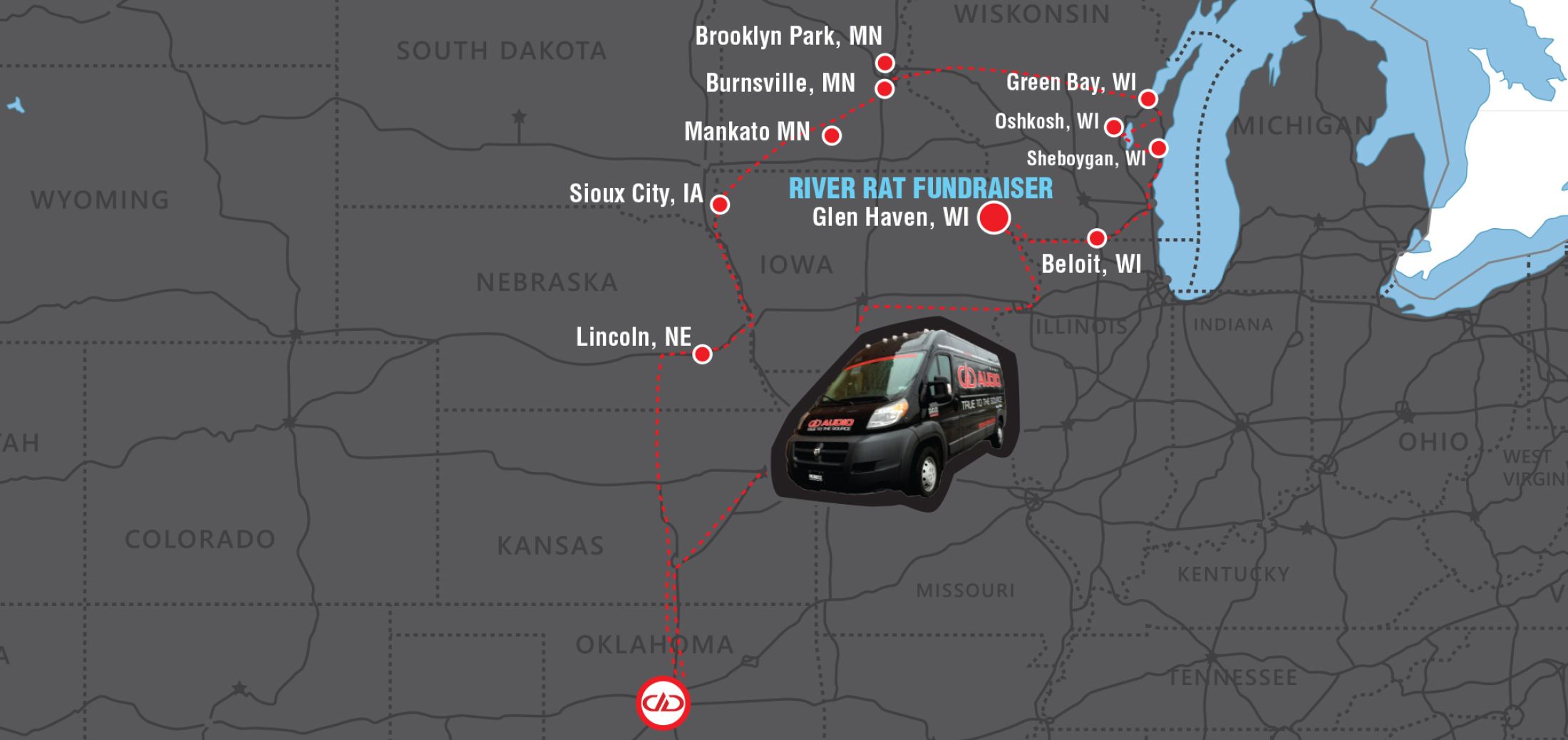 The DD Work Van is Headed North - cover
