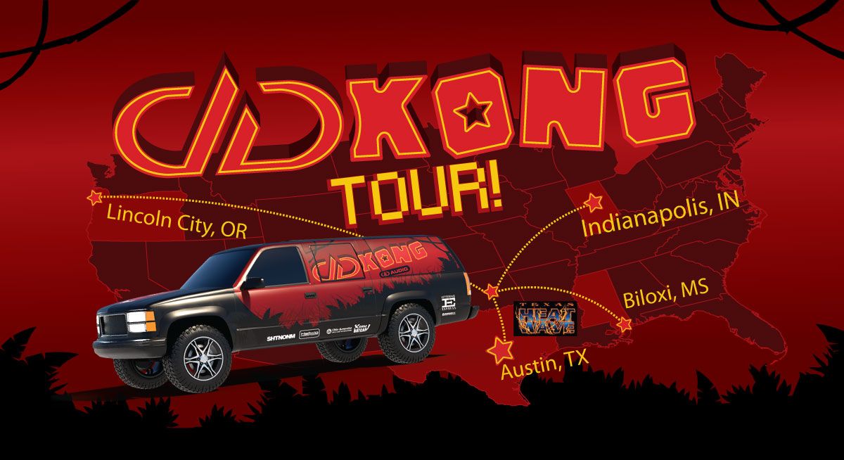 DDKONG tour Texas Heat Wave press release - cover