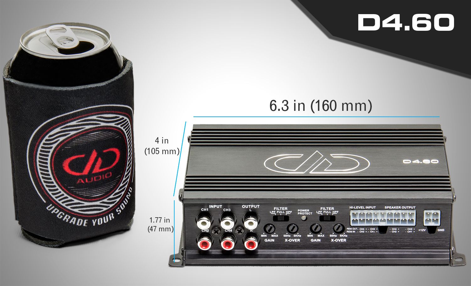 DD Audio Expands the D Series Amplifier lineup with the new D4.60 - cover