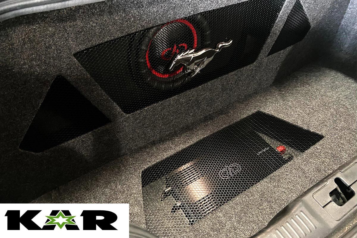 Konnected Auto Restylin - Photo of Custom Fabrication with DD Sub and Amp