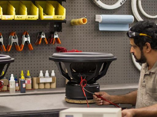 Photo of DD Associate Building a Subwoofer in Oklahoma City