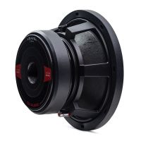8 inch VO Series mid woofer angled back showing motor basket and cone