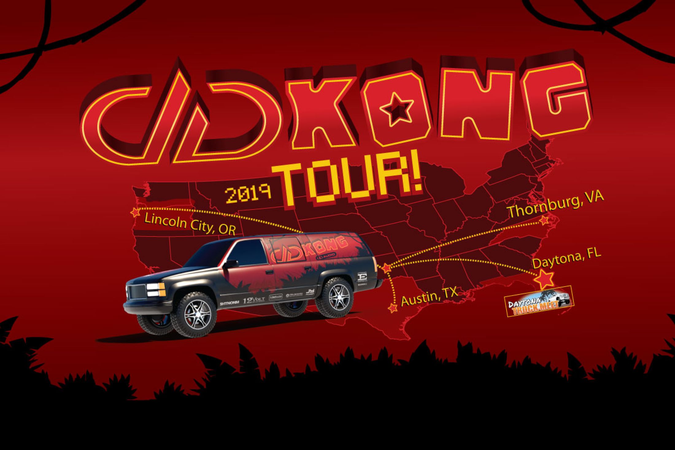 DDKONG tour 2019 Daytona Truck Meet press release cover