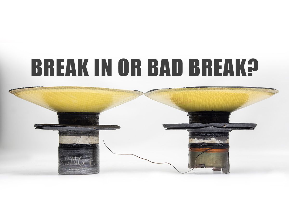 tech talk - Why breaking in. your woofer is important - cover