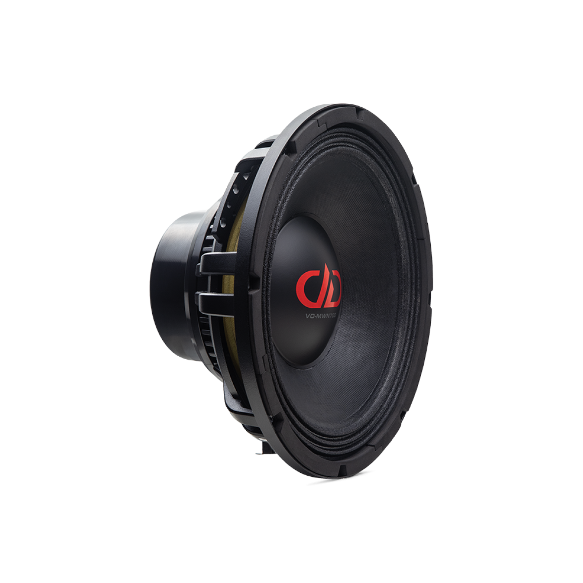 Photo of MWN710 angled front to back to show cone, dustcap, part of basket and motor
