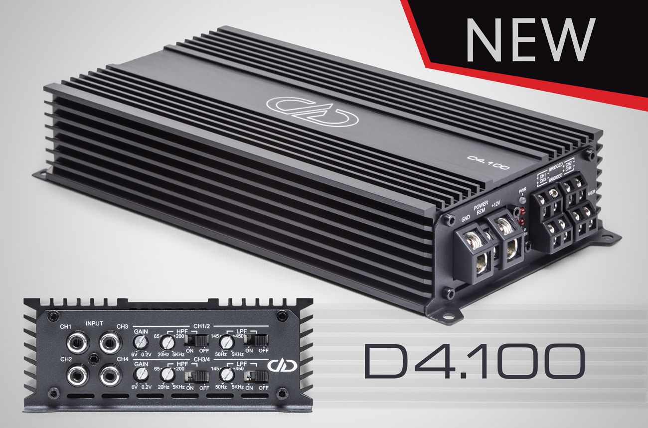 Product Spotlight - D4.100 4 ch amplifier - cover