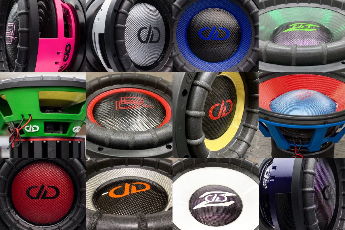various made in usa subwoofers with custom color options