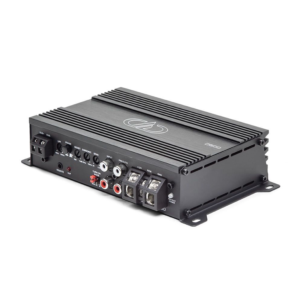 D600 Monoblock Amplifier 3qtr top view