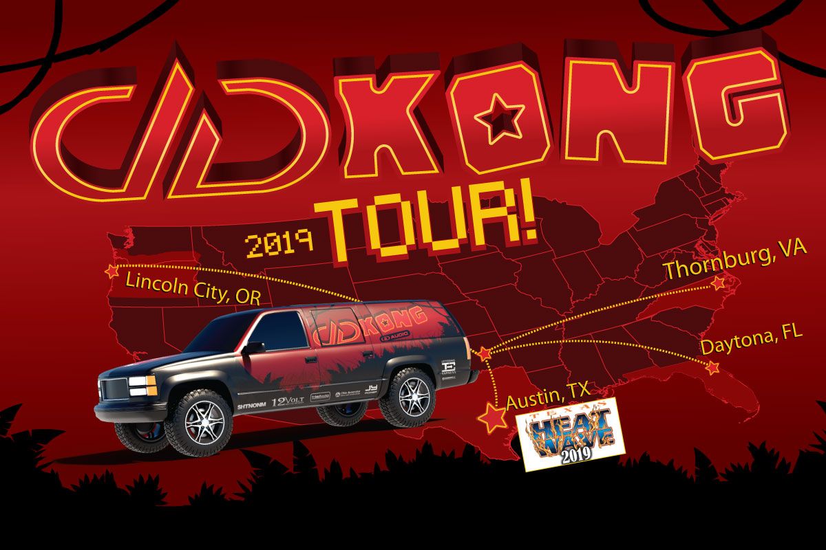 DDKONG tour 2019 Heatwave press release cover