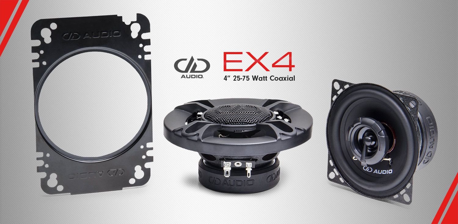 DD Audio expands the E Class Speaker line with a new EX4 Coaxial - cover