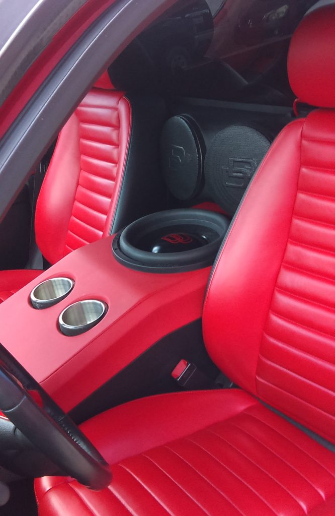 Silverado Console Enclosure with Woofer Wall in Rear