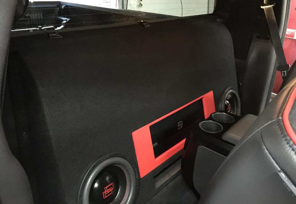 Audio Depot Custom Build with Subs and Amp finsihed