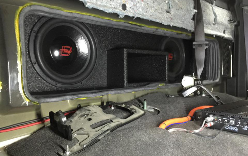 Audio Depot Custom Build with Subs and Amp mid build