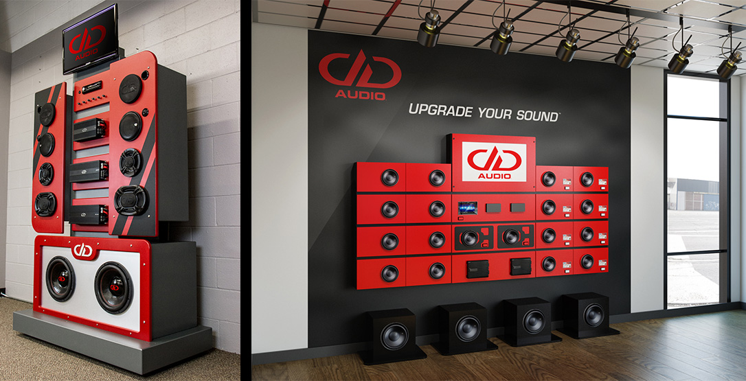 DD Audio "Upgrade Your Sound" After Market Retail Audio Display