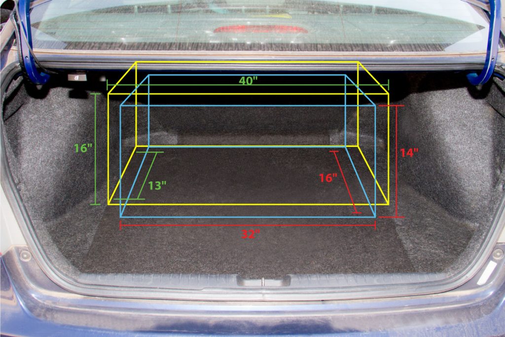 2007 Honda Civic trunk space