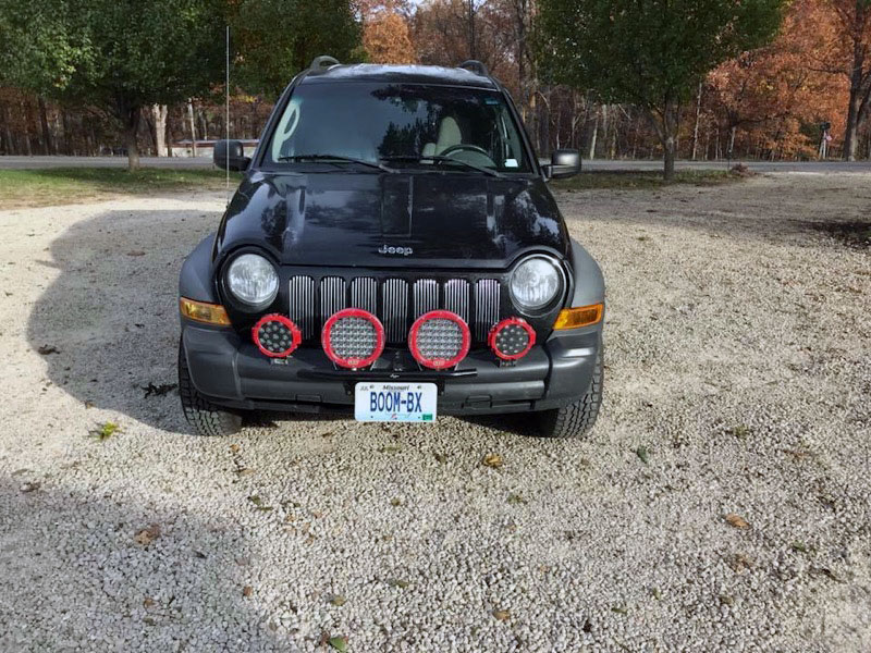 Boom Box Jeep Liberty from the front