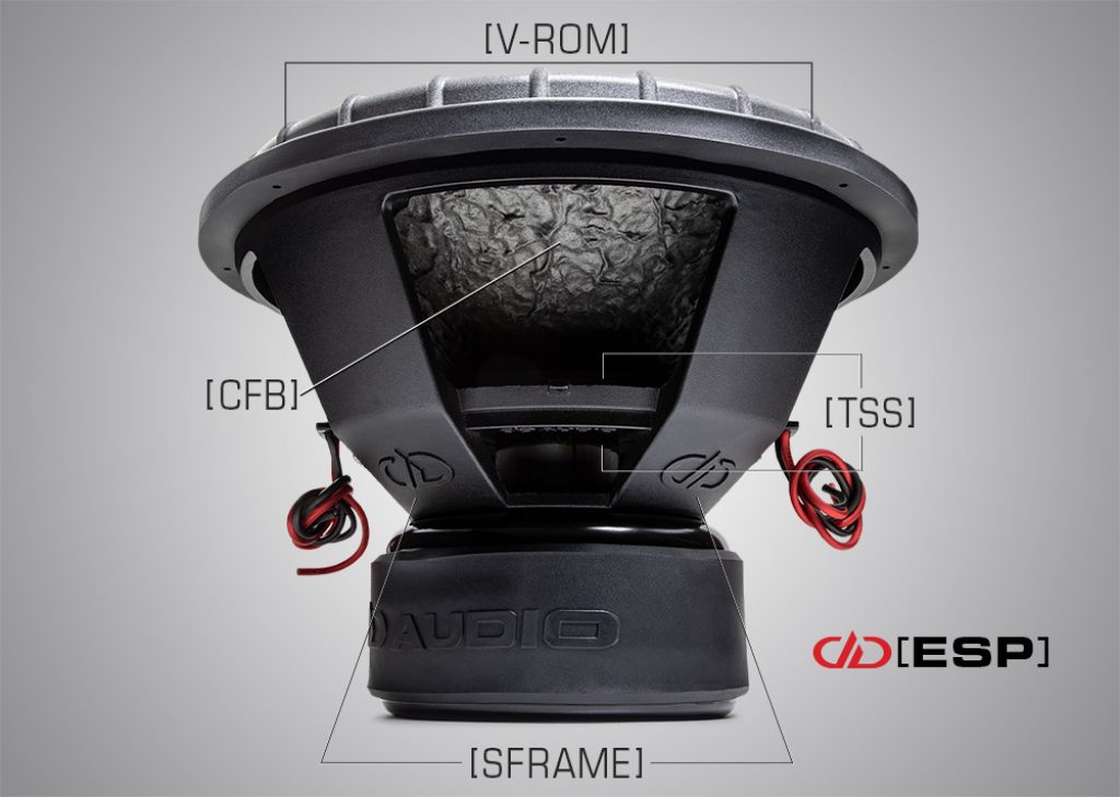 18' esp subwoofer features diagram