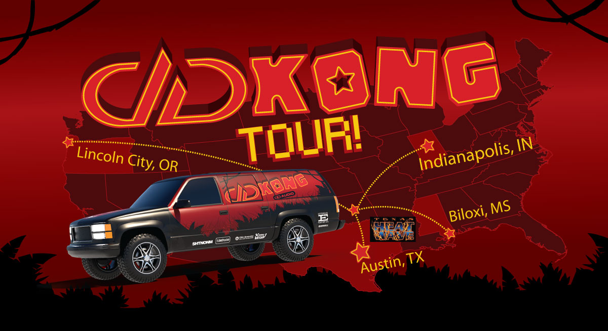 DDKONG tour Texas Heat Wave press release - cover