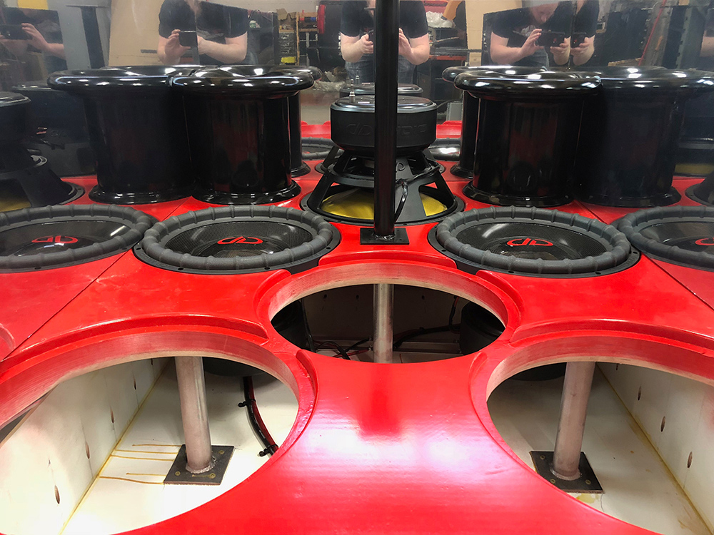 Photo of Enclosure Being Built Close Up