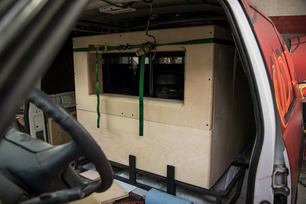 Photo Three of Enclosure Being Loaded into Kong