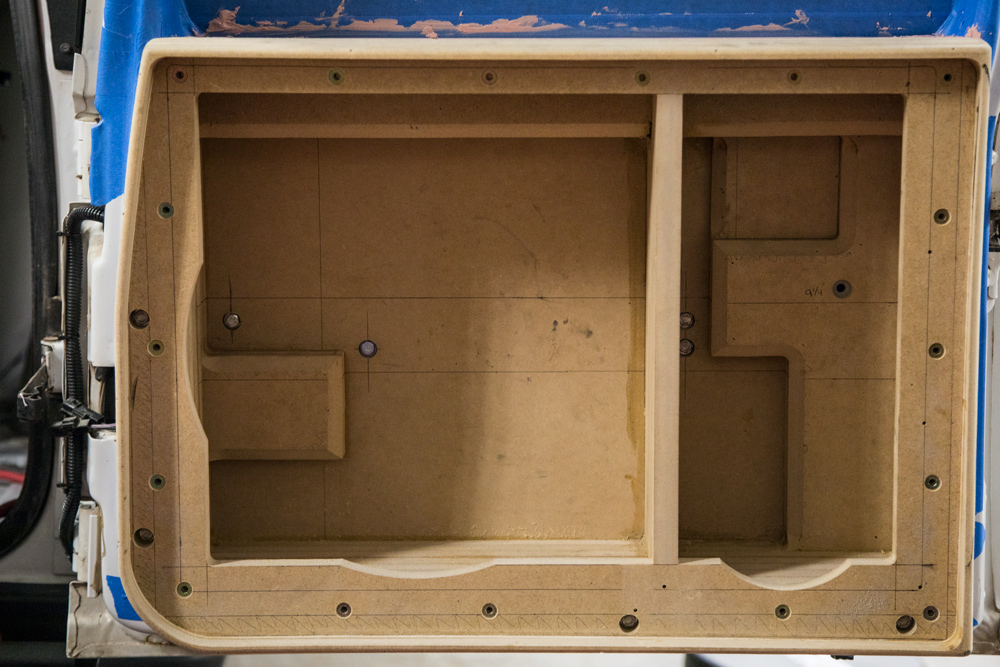 Photo Three of Door Enclosure Being Built