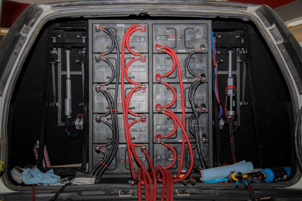 Photo of Batteries Being Installed