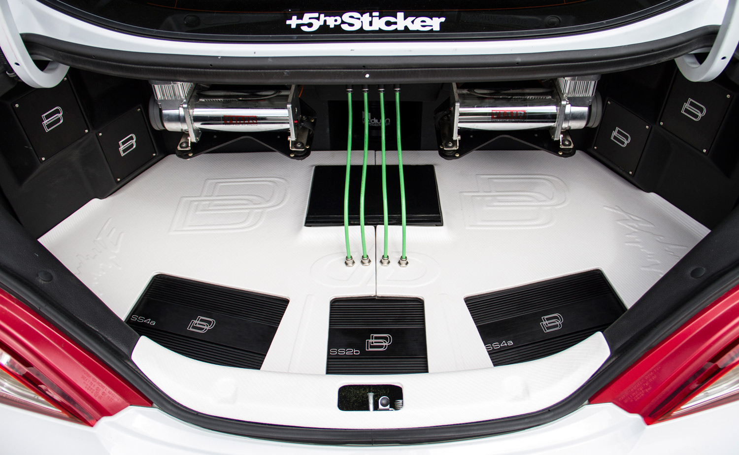 Custom Build - Trunk of Hyundai with Amplifiers