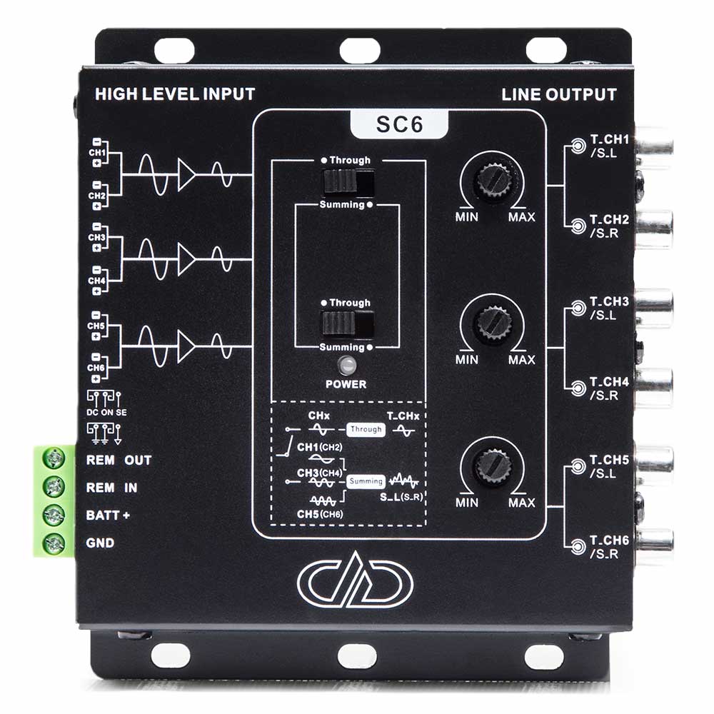 SC6 6ch line output signal converter