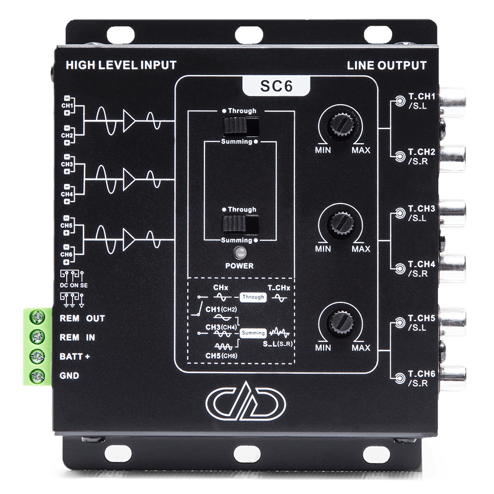 SC6 6ch line output signal converter