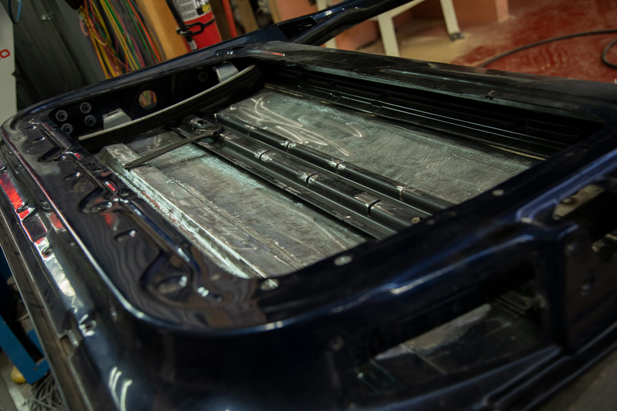 Photo One of Truck Stripped Door Panel Reinforcing