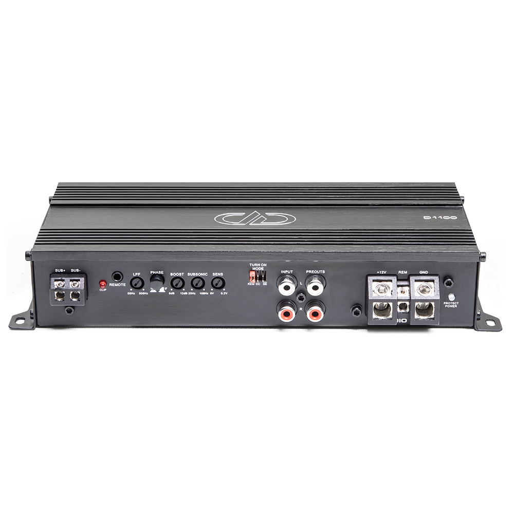 D1100 Monoblock Amplifier 3qtr top view