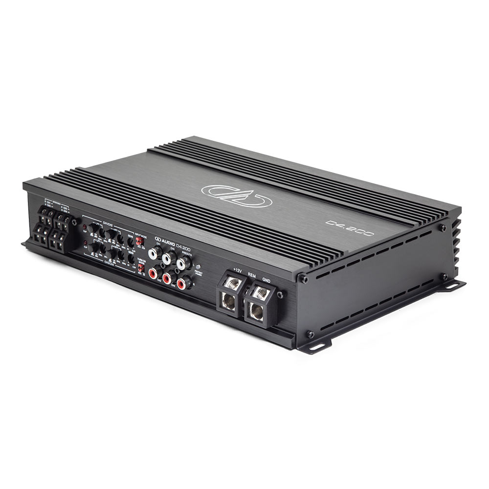 D4.200: 800 Watt - Compact 4 Channel Amplifier - DD Audio