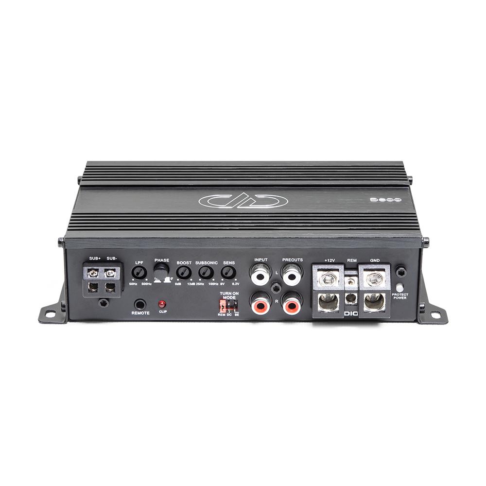 D600 Monoblock Amplifier 3qtr top view
