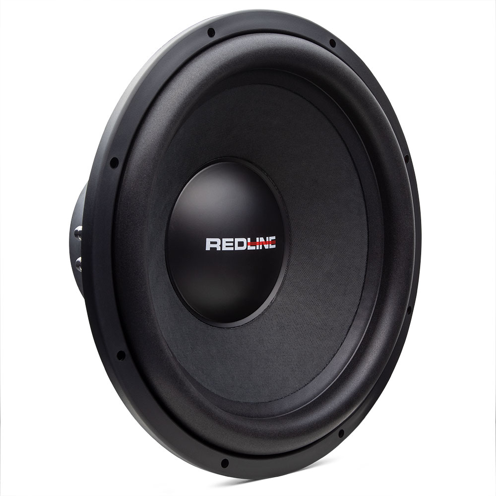 Photo of RL-PSW15 - 15 Inch Power Tuned - REDLINE - Subwoofer - Front Angled Left