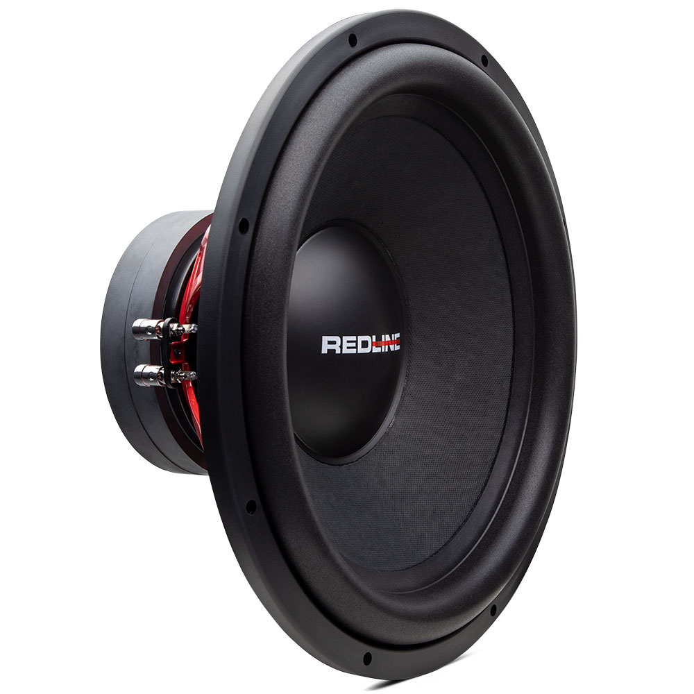 Photo of RL-PSW15 - 15 Inch Power Tuned - REDLINE - Subwoofer - Front Angled Left