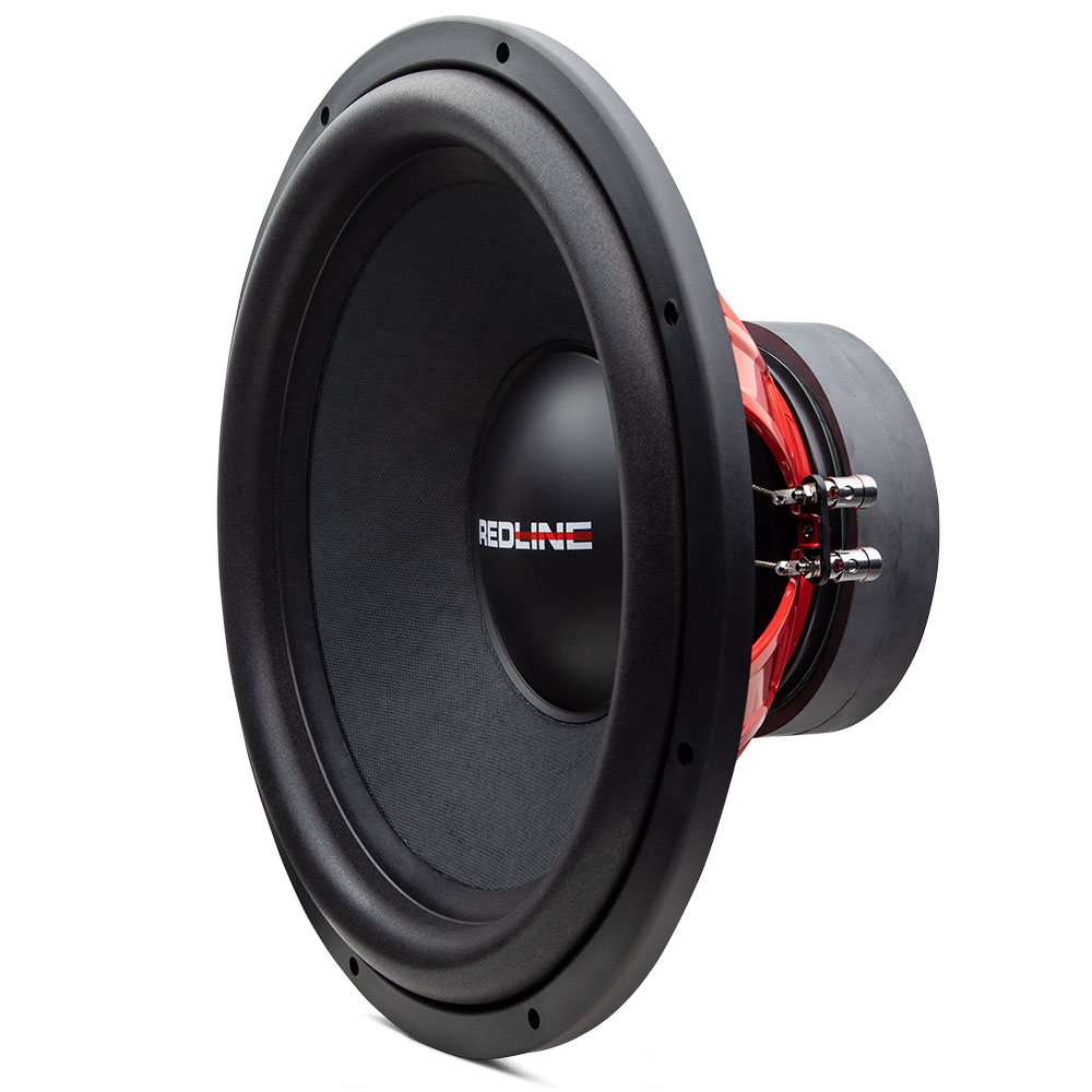 Photo of RL-PSW15 - 15 Inch Power Tuned - REDLINE - Subwoofer - Front Angled Right