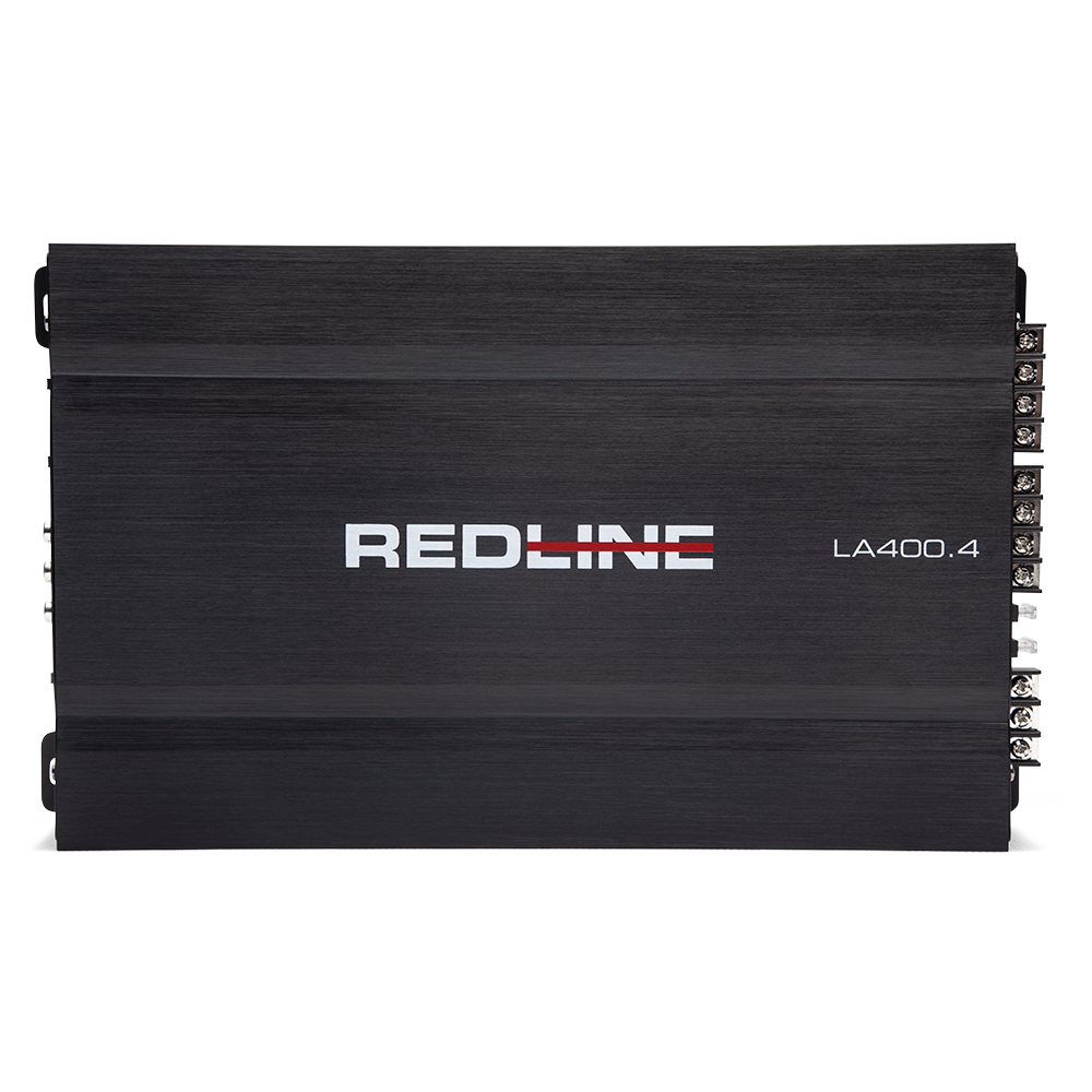 Photo of RL-LA400.4 Showing Top Face with Logo and Model Number
