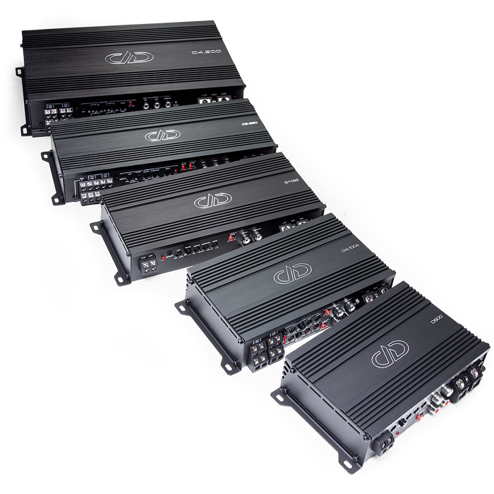 Photo of All D Series Amps in a Semi Circle