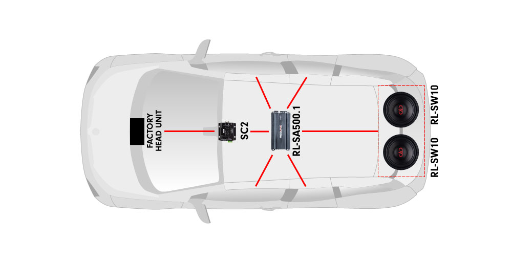 DD AUDIO redline series product suggested oem upgrade products