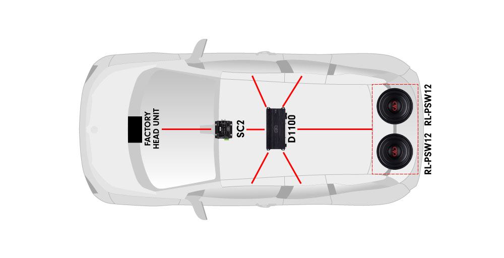 DD AUDIO redline series product suggested oem upgrade products