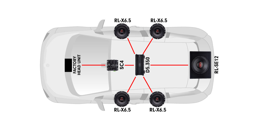 DD AUDIO redline series product suggested oem upgrade products