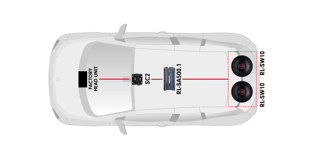 DD AUDIO redline series product suggested oem upgrade products