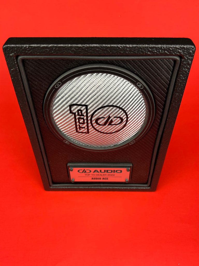 dd audio top 10 dealers 2022 custom plaques