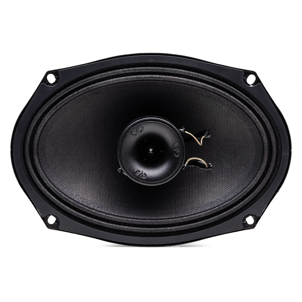 VO-XN6x9a - Voice Optimized 6x9 inch neo coaxial speaker - front tweeter view