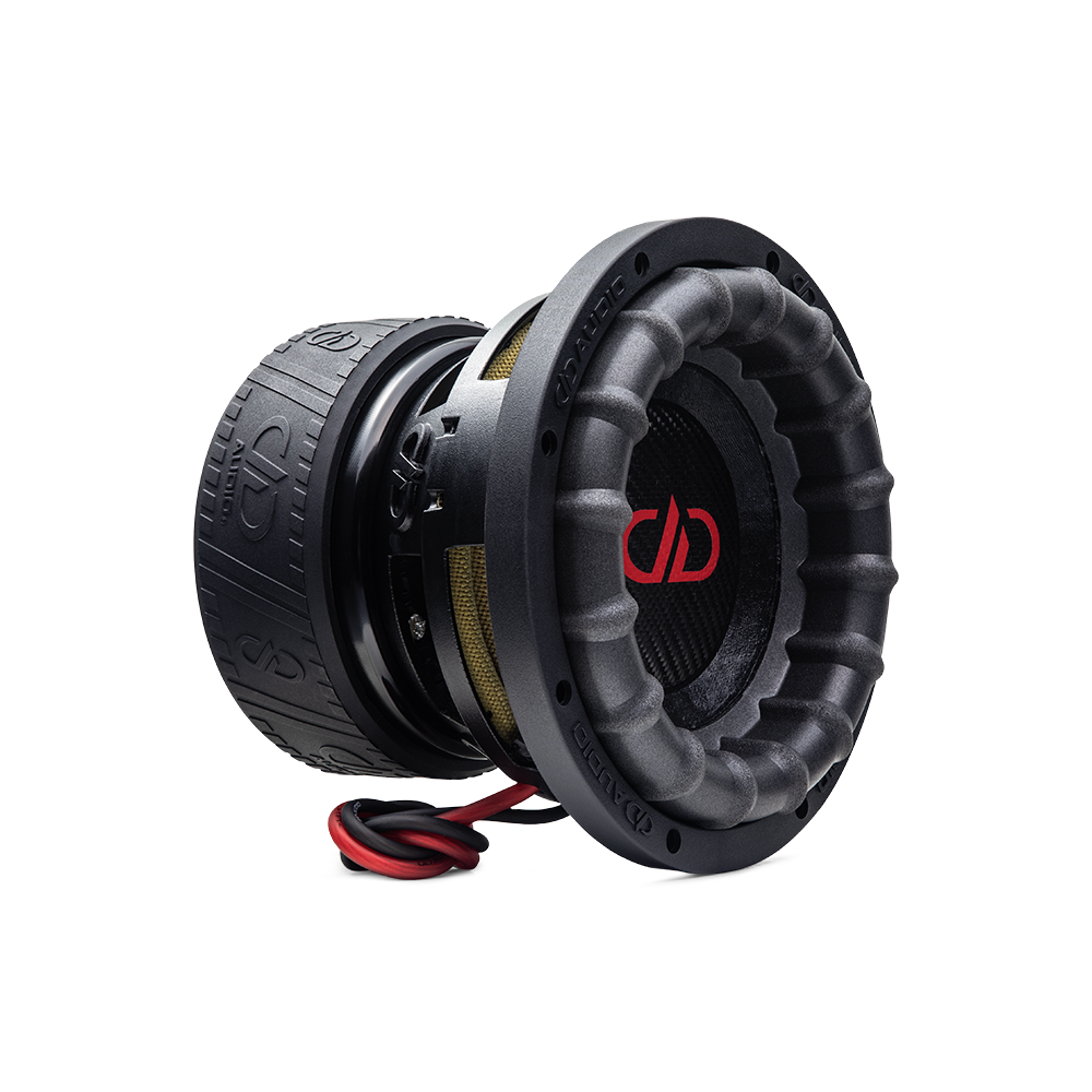 8 inch 2508 subwoofer angled right showing motor coil basket and surround