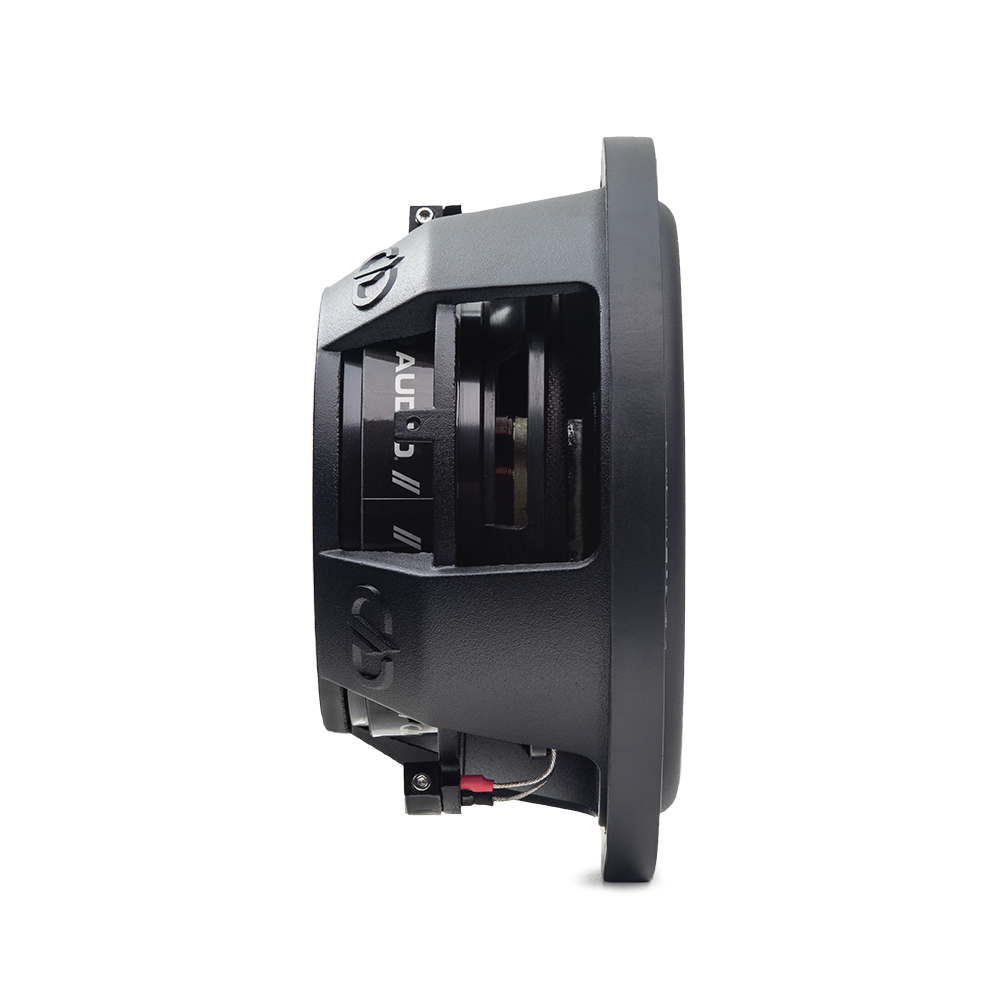 8 inch SL Slim Series Subwoofer angled right showing side of frame