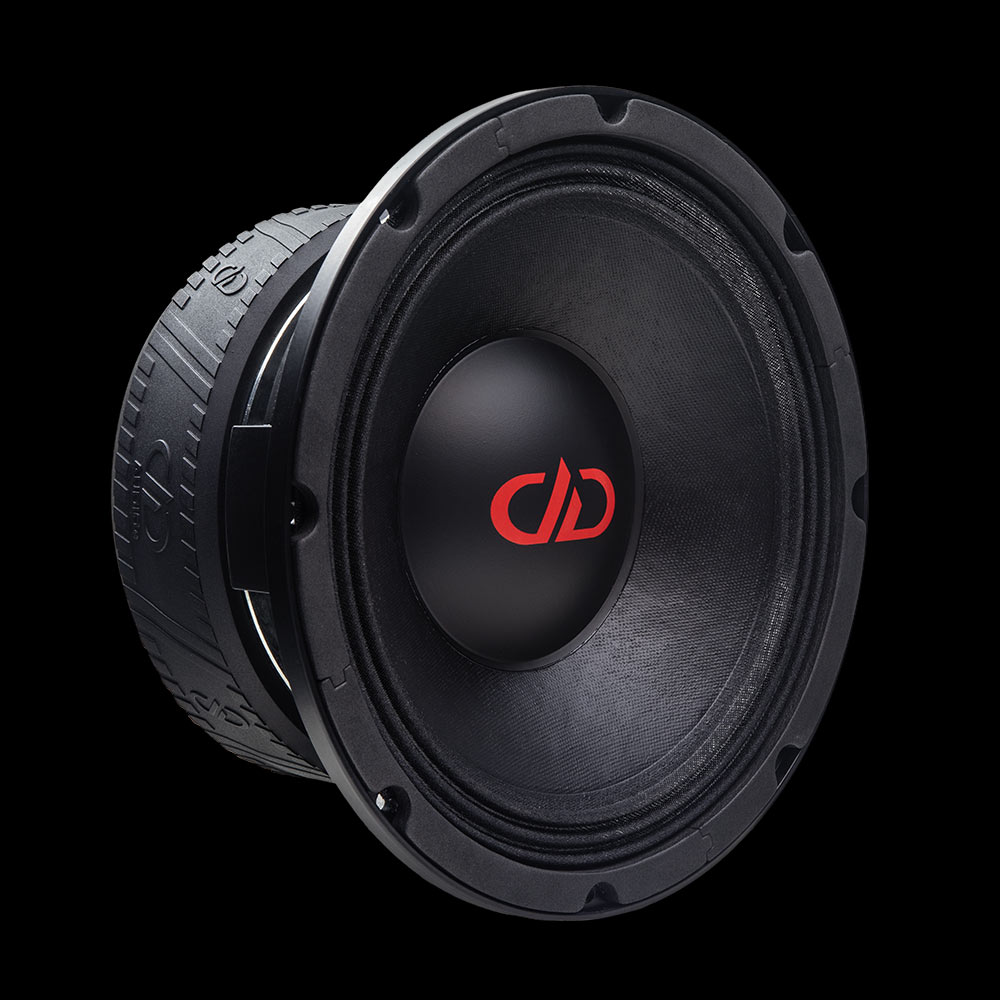 VO-M10 Photo angled right showing dustcap, cone, and side of motor