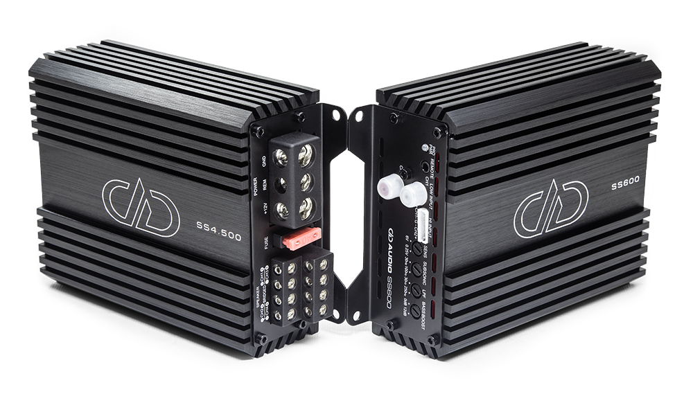 Photo of the SS600 and SS4.500 Amplifiers together