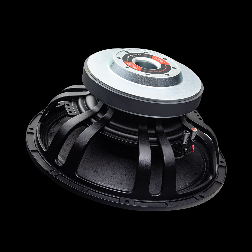 Photo of MW815 angled bottom to top to show ferrite motor and basket