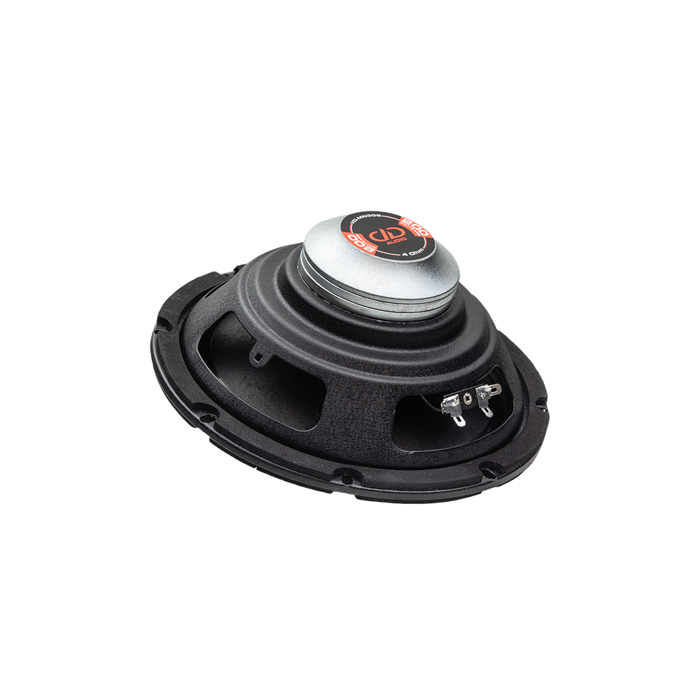Photo of VO-MN308 angled bottom to top to show neo motor and frame